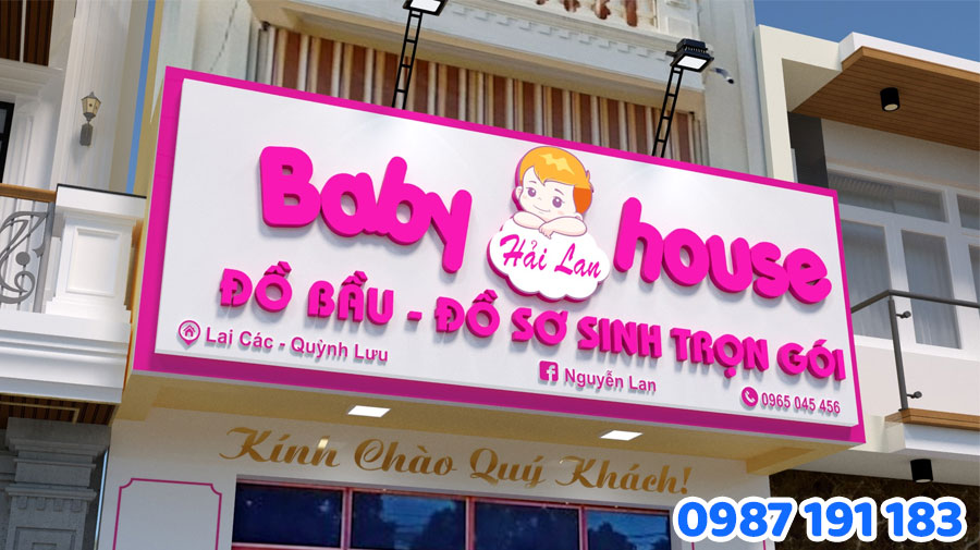TOP 15+ bảng hiệu shop trẻ em “hot hit” 2025