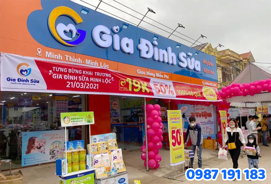 bảng hiệu shop trẻ em đẹp mẫu 03