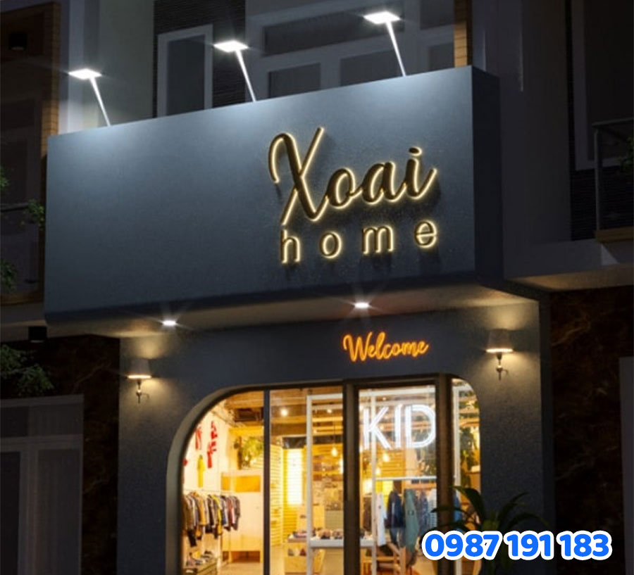 bảng hiệu shop trẻ em đẹp mẫu 09