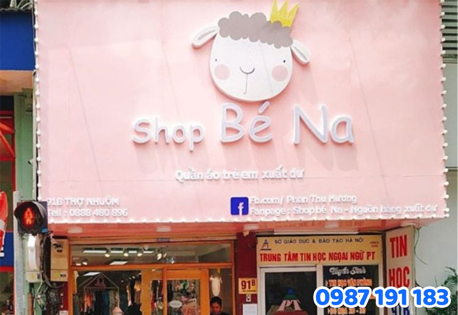 Bảng hiệu chữ nổi