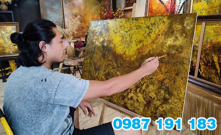 Sơn mài là 1 dòng tranh mang đậm nét văn hóa Việt Nam