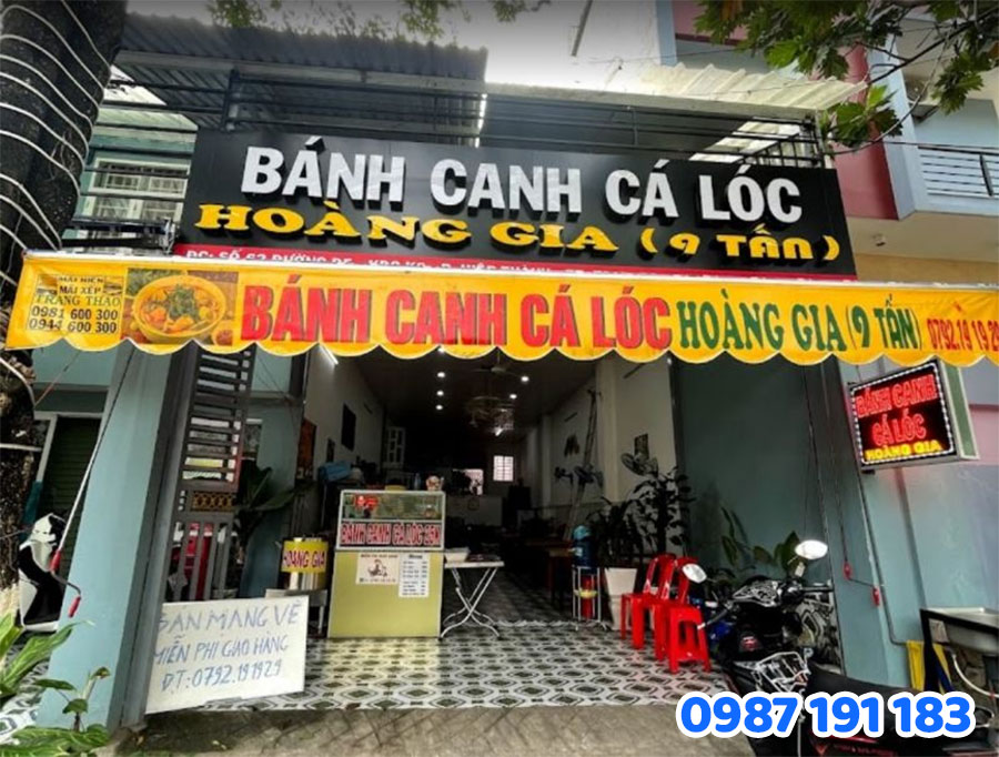 mẫu bảng hiệu bánh canh số 8