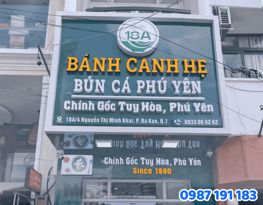 mẫu bảng hiệu bánh canh số 1