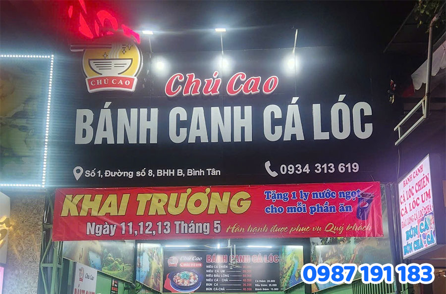 mẫu bảng hiệu bánh canh số 4