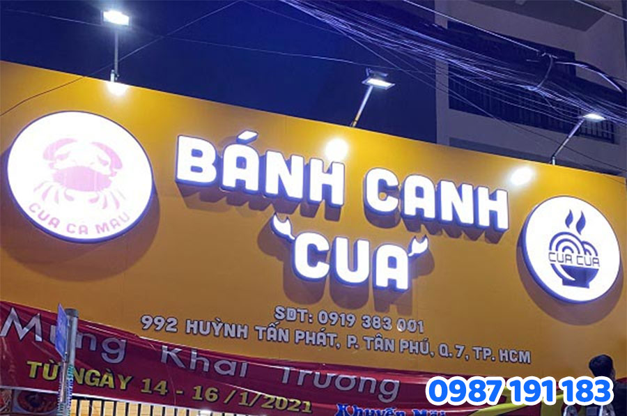 mẫu bảng hiệu bánh canh số 5