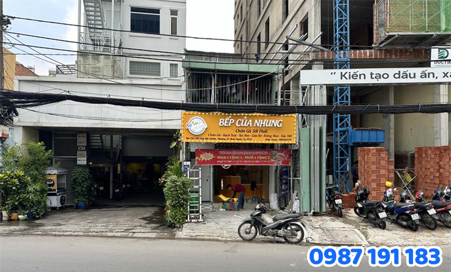 Bảng hiệu cho quán chân gà sốt Thái mẫu số 5