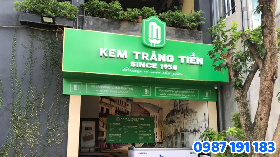 TOP 10+ Bảng hiệu kem tươi “HOT HIT” 2025