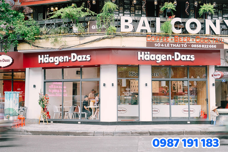 Mẫu bảng hiệu kem tươi số 11