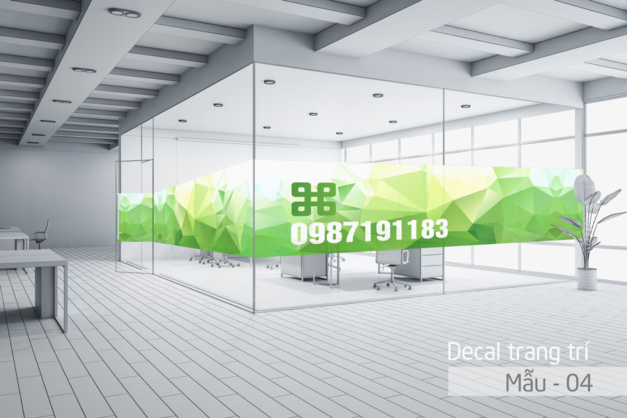 Top 20 mẫu decal dán kính văn phòng đẹp, chuyên nghiệp, đơn giản