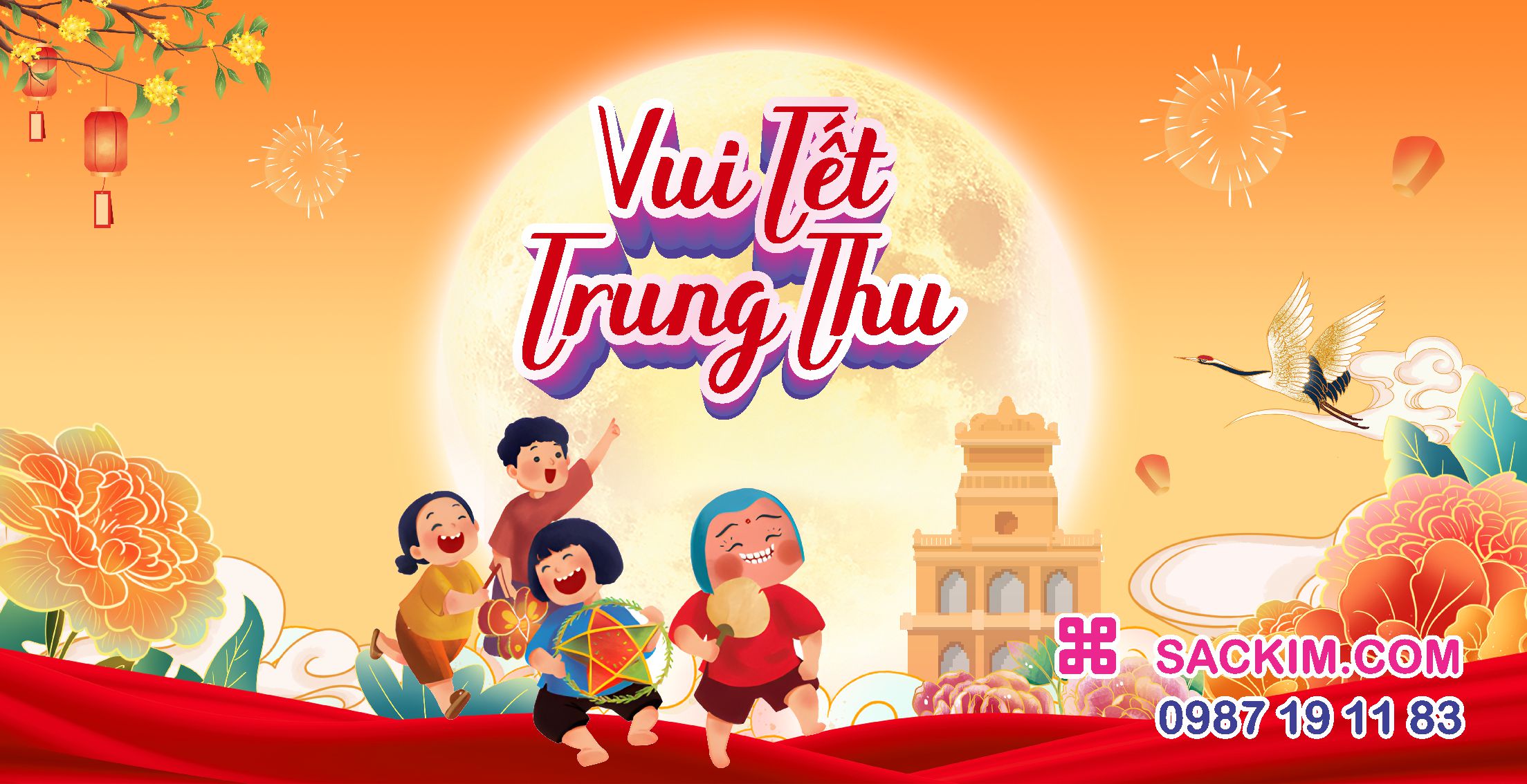 60 mẫu backdrop trung thu cho thiếu nhi