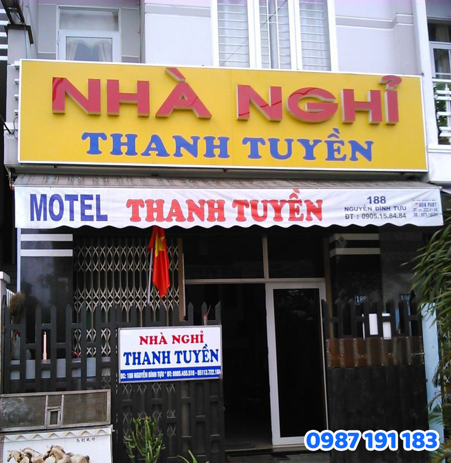 Quy trình thiết kế – thi công bảng hiệu nhà trọ tại Sắc Kim
