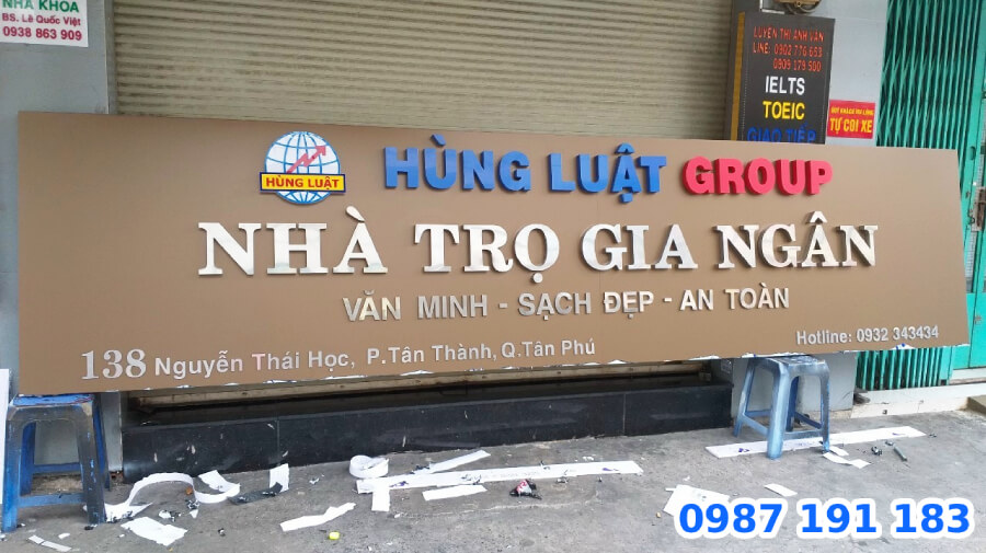 TOP 5+ Mẫu bảng hiệu nhà trọ ẤN TƯỢNG