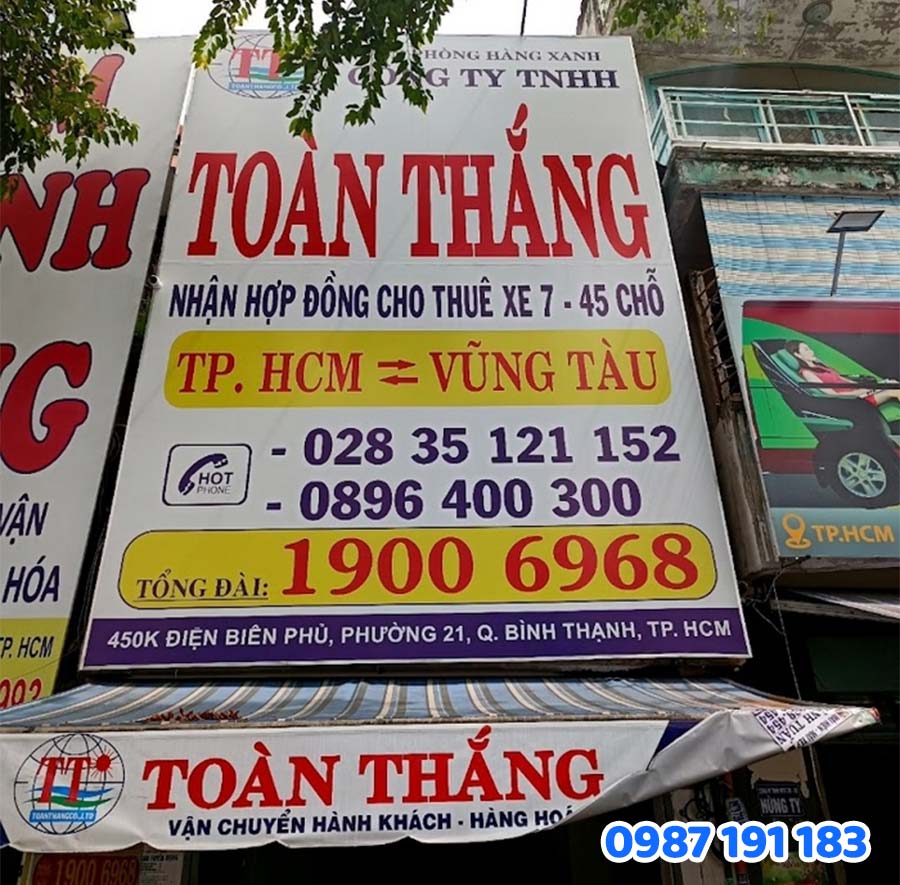 Mẫu bảng hiệu nhà xe đẹp số 3