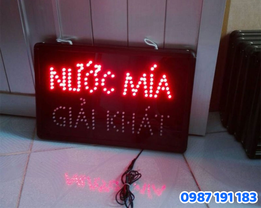 Mẫu số 6 bảng hiệu nước mía đẹp – sáng tạo, bắt mắt