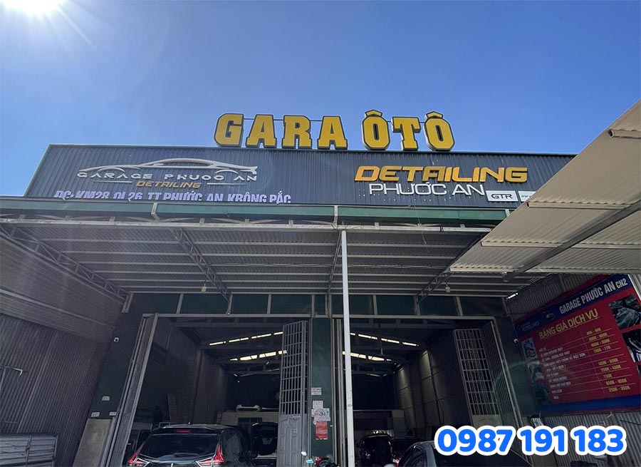 Mẫu bảng hiệu salon ô tô số 9 đẹp – sang trọng – hiện đại