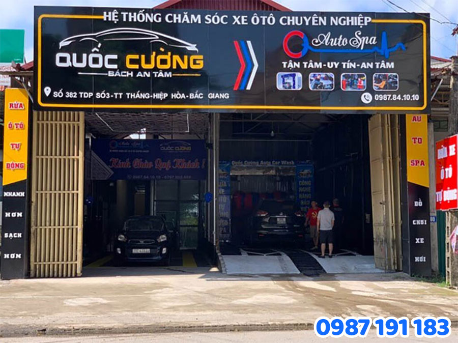 Mẫu bảng hiệu salon ô tô số 1 đẹp – sang trọng – hiện đại