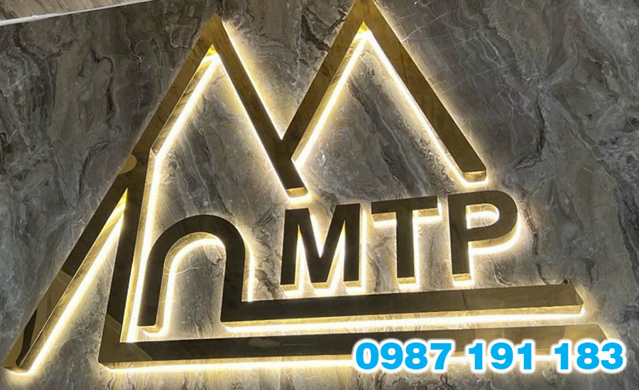 Bảng chữ nổi inox thường được các công ty, cơ sở kinh doanh lớn sử dụng