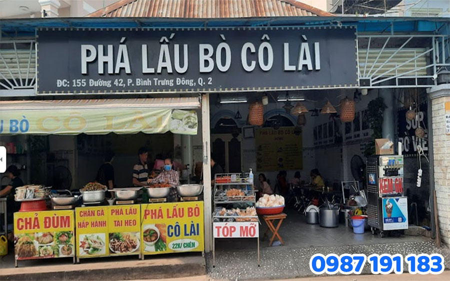 Mẫu bảng hiệu phá lấu đẹp, ấn tượng số 4