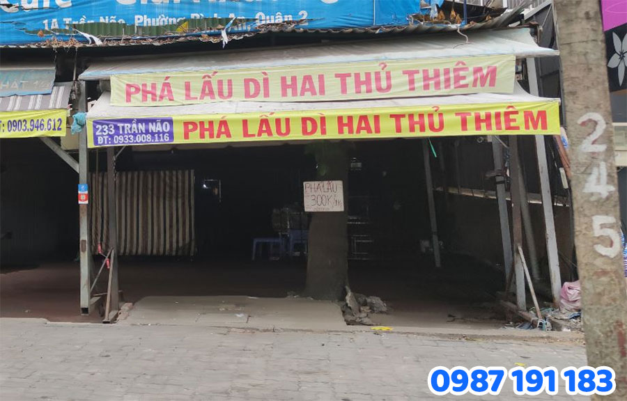 Mẫu bảng hiệu phá lấu đẹp, ấn tượng số 6