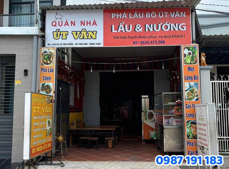 Mẫu bảng hiệu phá lấu đẹp, ấn tượng số 2