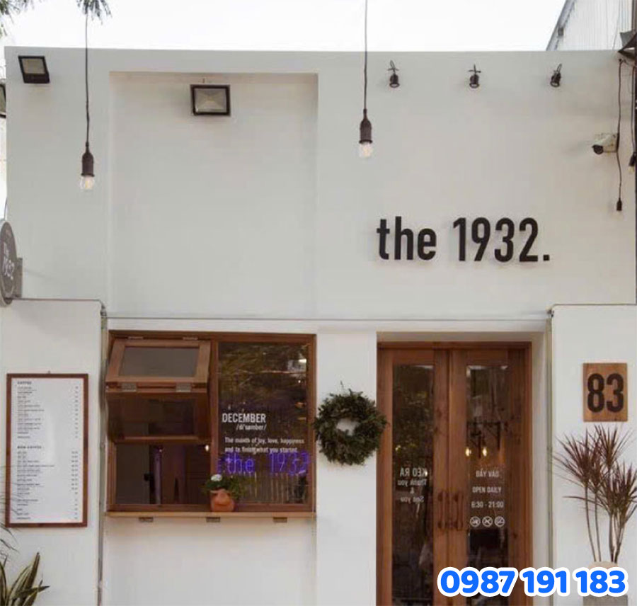 bảng hiệu phong cách Hàn Quốc mẫu số 2