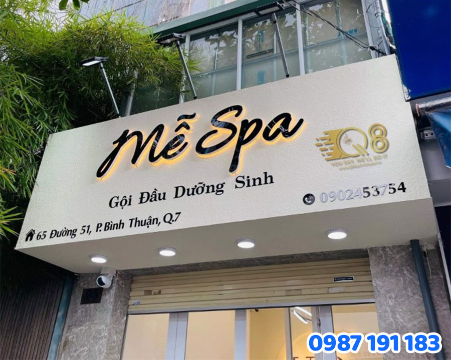 bảng hiệu phong cách Hàn Quốc mẫu số 3