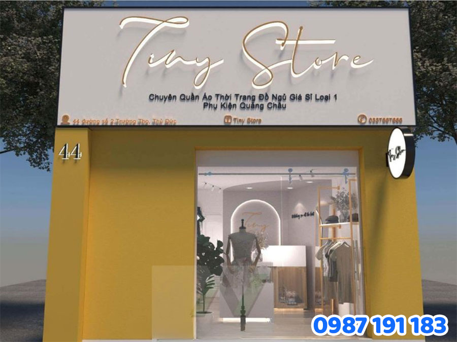 bảng hiệu phong cách Hàn Quốc mẫu số 5