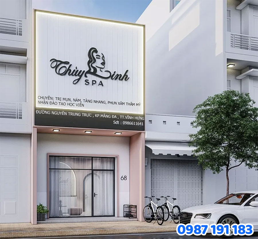 bảng hiệu phong cách Hàn Quốc mẫu số 6