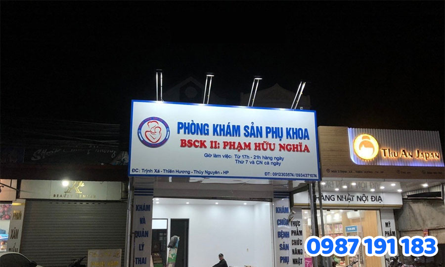 Cách lựa chọn bảng hiệu cho phòng khám sản phụ khoa