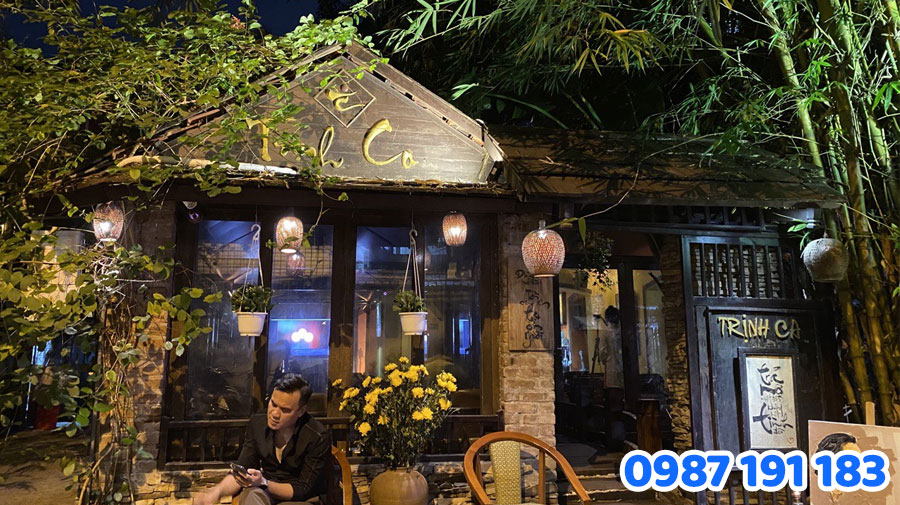 bảng hiệu phòng trà