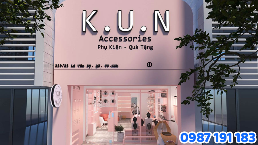 Bảng hiệu phụ kiện quà tặng “ĐẸP” luôn “HÚT KHÁCH”. Vì sao?