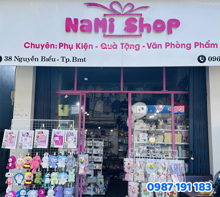 Mẫu 03 bảng hiệu phụ kiện quà tặng đẹp, nổi bật tại TP.HCM