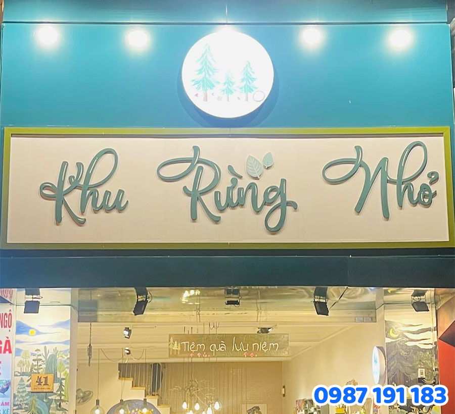 Mẫu 10 bảng hiệu phụ kiện quà tặng đẹp, nổi bật tại TP.HCM