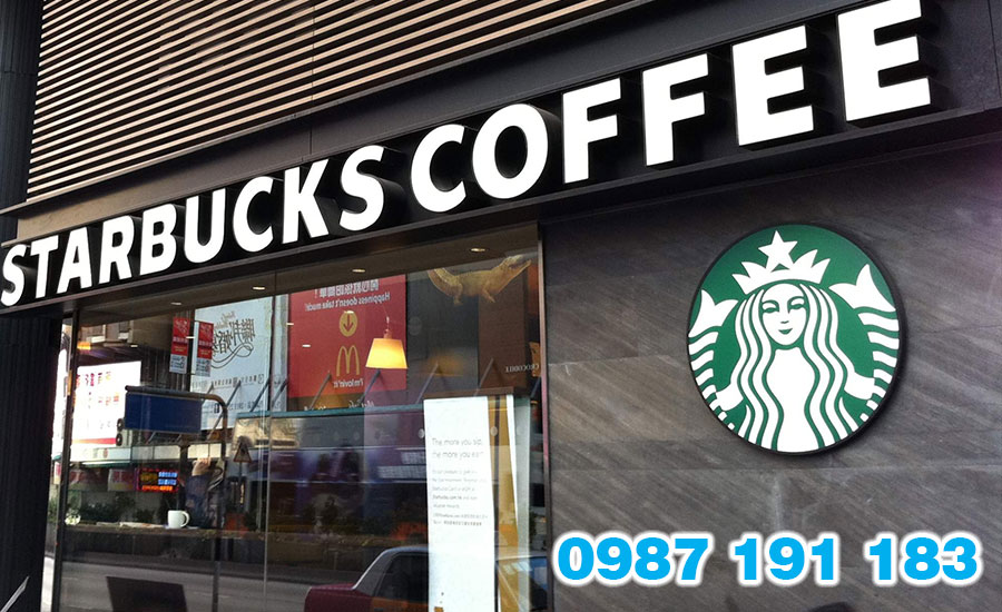 Mẫu biển chữ nổi 3D cho quán cà phê 2