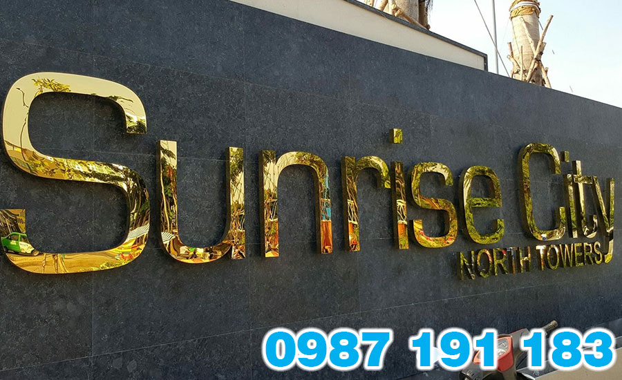 Mẫu bảng hiệu tòa nhà 05