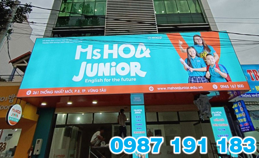 Mẫu bảng hiệu tòa nhà 06