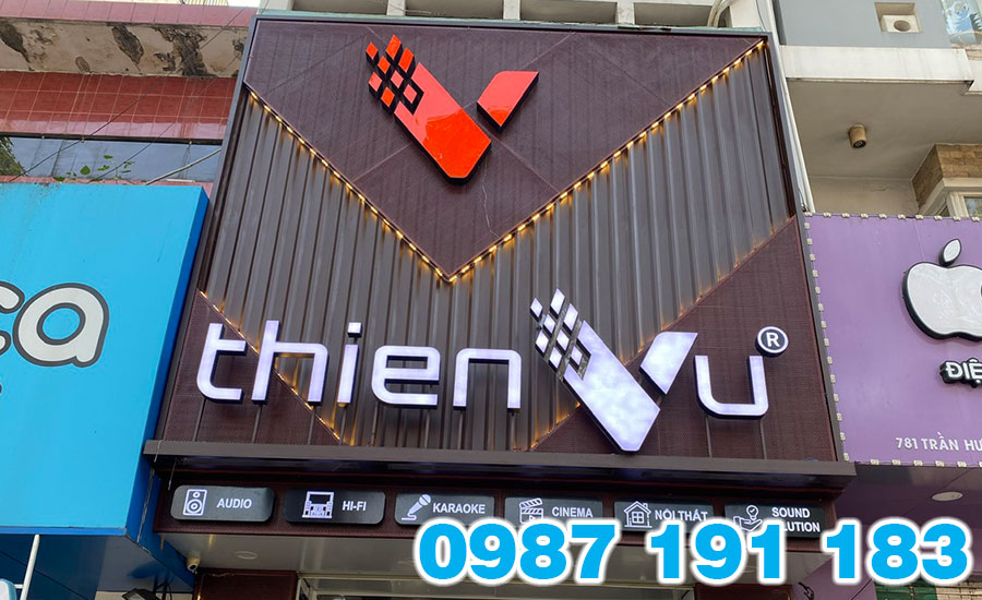 Mẫu bảng hiệu tòa nhà 09