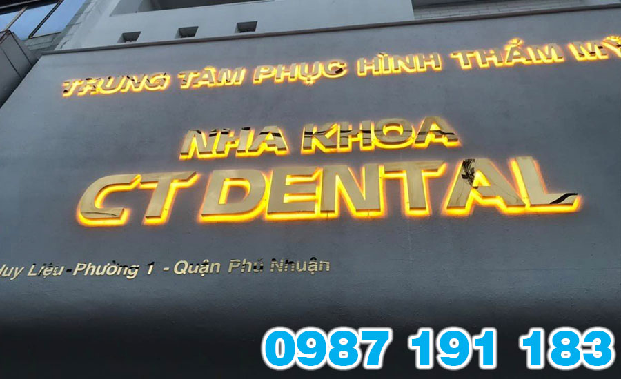 Mẫu bảng hiệu tòa nhà 11