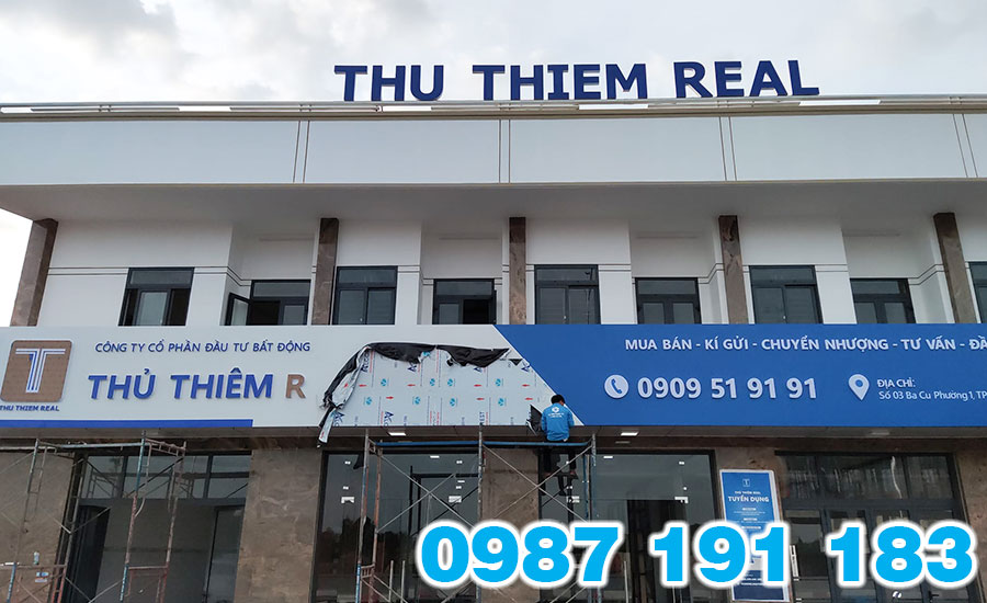 Mẫu bảng hiệu tòa nhà 12