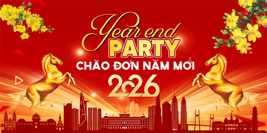 Mẫu backdrop Tết Bính Ngọ 2026 - MÃ 05