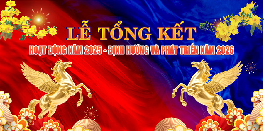 Mẫu backdrop Tết Bính Ngọ 2026 - MÃ 33