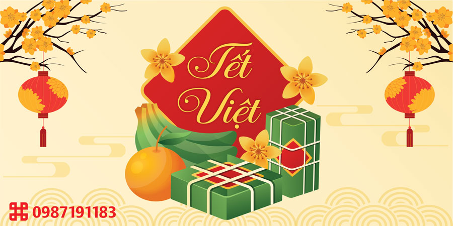 Mẫu backdrop 2026 Tết Bính Ngọ - Mã sản phẩm 06