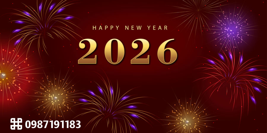 Mẫu backdrop 2026 Tết Bính Ngọ - Mã sản phẩm 08