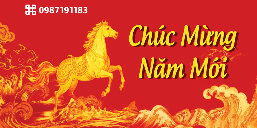 Mẫu backdrop 2026 Tết Bính Ngọ - Mã sản phẩm 16