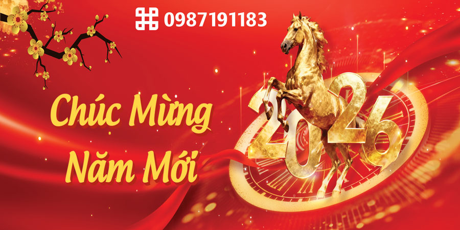 Mẫu backdrop 2026 Tết Bính Ngọ - Mã sản phẩm 22