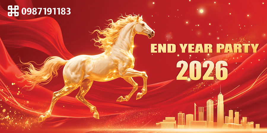 Mẫu backdrop 2026 Tết Bính Ngọ - Mã sản phẩm 23