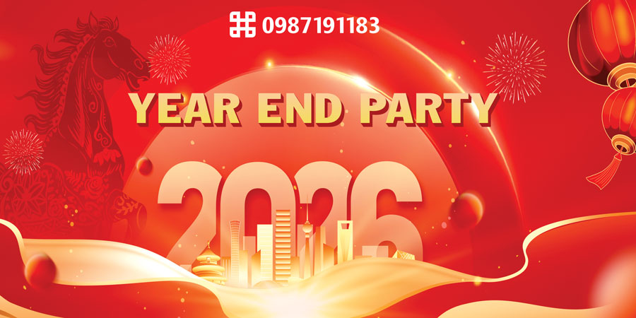 Mẫu backdrop 2026 Tết Bính Ngọ - Mã sản phẩm 26