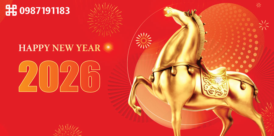 Mẫu backdrop 2026 Tết Bính Ngọ - Mã sản phẩm 27