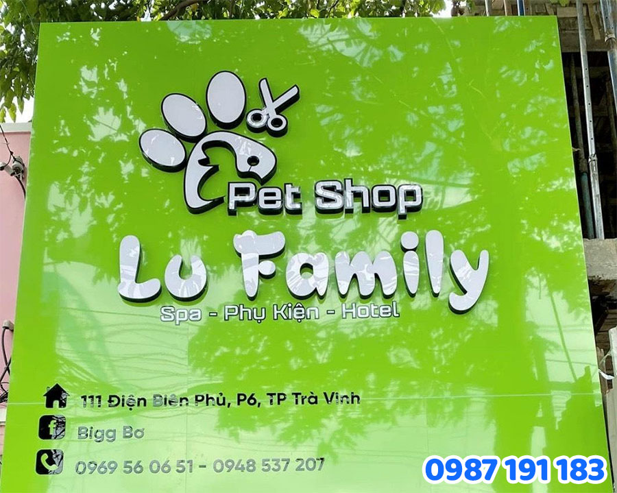 Mẫu bảng hiệu Pet Shop đẹp số 2
