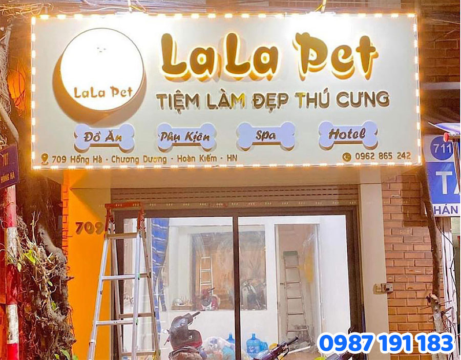 Mẫu bảng hiệu Pet Shop đẹp số 1